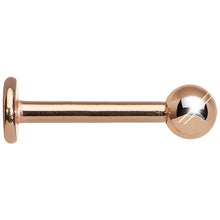 将图片加载到图库查看器，16G 5/16 Rose Gold Plated Labret Tragus Monroe
