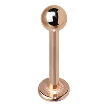 Load image into Gallery viewer, 16G 3/8 Rose Gold Plated Labret Tragus Monroe
