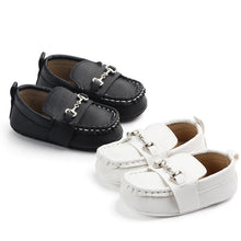 将图片加载到图库查看器，Leather Baby Shoes Fashion Infant Boys Girls Anti-slip Soft Sole Newborn First Walkers Luxury Shoes Design For Kids
