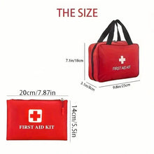 Load image into Gallery viewer, Portable First Aid Kit for Camping, Hiking &amp; Outdoor Activities
