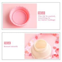 Load image into Gallery viewer, 480ml Plastic Water Bottle Tour Drinking Bottle  Shape Cute Lovely Milk Carton Shaker Bottle for Kids / Girl /Adult Glass Fruit Water Bottle Without 480ml BPA Pretty Water Bottles of Strawberry Milk Heat Resistant Water Bottles

