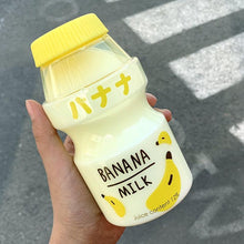 Load image into Gallery viewer, 480ml Plastic Water Bottle Tour Drinking Bottle  Shape Cute Lovely Milk Carton Shaker Bottle for Kids / Girl /Adult Glass Fruit Water Bottle Without 480ml BPA Pretty Water Bottles of Strawberry Milk Heat Resistant Water Bottles
