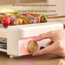 Load image into Gallery viewer, 4-in-1 Multifunctional Sausage Grill – Non-Stick, Adjustable Temp, Removable Pan, Kitchen &amp; Dorm Use
