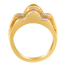 Load image into Gallery viewer, 14KT Yellow Gold Diamond Multi-Row Band Ring (1 1/4 cttw, H-I Color, SI1-SI2 Clarity)
