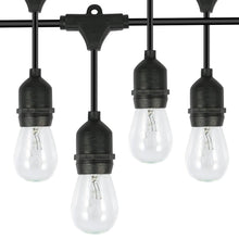 将图片加载到图库查看器，48ft Outdoor String Light Waterproof Patio String Lights Bulbs

