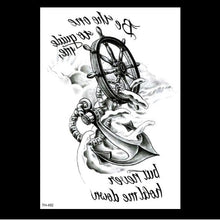 Load image into Gallery viewer, 49 Sheets Waterproof Temporary Black Sketches Flowers Tattoo Stickers Flower Rose Tattoos For Women Adults
