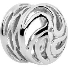 Load image into Gallery viewer, 18mm Stainless Steel Eye of the Storm Saddle Plug
