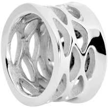 将图片加载到图库查看器，18mm Stainless Steel Heart and Scrolls Saddle Plug
