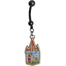 Load image into Gallery viewer, Always Time to Shop Dangle Belly Ring

