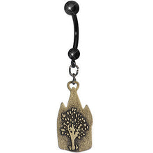 Load image into Gallery viewer, Always Time to Shop Dangle Belly Ring

