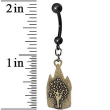 将图片加载到图库查看器，Black Cat and the Red Door Cafe Dangle Belly Ring
