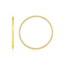 将图片加载到图库查看器，Endless Hoop Style Earrings in 14K Yellow Gold
