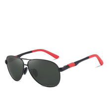 Load image into Gallery viewer, Men 100% Polarized Aluminum Alloy Frame Sunglasses  In Elegant Retro Classic Men's Driving Pilot  Style
