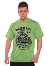 Load image into Gallery viewer, Vintage Race Spun Bamboo® Men's Bamboo Viscose/Organic Cotton Short Sleeve Graphic T-Shirt
