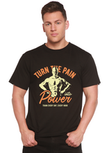 Load image into Gallery viewer, Turn The Pain Men's Bamboo Viscose/Organic Cotton Short Sleeve Graphic T-Shirt
