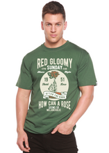Load image into Gallery viewer, Red Gloomy Spun Bamboo® Men's Bamboo Viscose/Organic Cotton Short Sleeve Graphic T-Shirt
