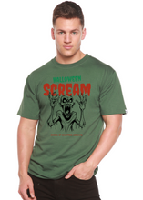 将图片加载到图库查看器，Halloween Scream Men's Bamboo Viscose/Organic Cotton Short Sleeve Graphic T-Shirt
