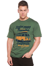 Load image into Gallery viewer, Surfing 1980 Spun Bamboo® Men's Bamboo Viscose/Organic Cotton Short Sleeve Graphic T-Shirt
