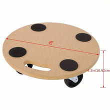 将图片加载到图库查看器，2-Piece: Furniture Moving Dolly Heavy Duty Wood Rolling Mover
