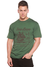 Load image into Gallery viewer, Sea Base Spun Bamboo® Men's Bamboo Viscose/Organic Cotton Short Sleeve Graphic T-Shirt
