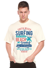 将图片加载到图库查看器，South Beach Spun Bamboo® Men's Bamboo Viscose/Organic Cotton Short Sleeve Graphic T-Shirt
