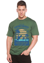 Load image into Gallery viewer, Surfing Paradis Spun Bamboo® Men's Bamboo Viscose/Organic Cotton Short Sleeve Graphic T-Shirt
