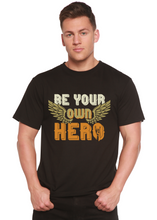 Load image into Gallery viewer, Be Your Own Hero Men's Bamboo Viscose/Organic Cotton Short Sleeve Graphic T-Shirt
