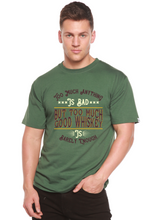 Load image into Gallery viewer, But Too Much Good Whiskey Men's Bamboo Viscose/Organic Cotton Short Sleeve Graphic T-Shirt
