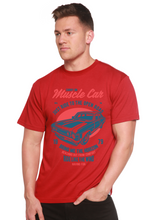 将图片加载到图库查看器，Muscle Car Spun Bamboo® Men's Bamboo Viscose/Organic Cotton Short Sleeve Graphic T-Shirt
