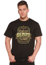 Load image into Gallery viewer, Sanforized Denim Men's Bamboo Viscose/Organic Cotton Short Sleeve Graphic T-Shirt
