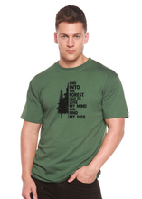 Load image into Gallery viewer, And Into The Forest I Go Men's Bamboo Viscose/Organic Cotton Short Sleeve Graphic T-Shirt
