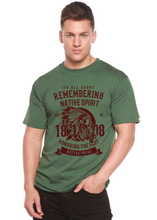 Load image into Gallery viewer, Remembering Spun Bamboo® Men's Bamboo Viscose/Organic Cotton Short Sleeve Graphic T-Shirt
