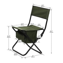 Load image into Gallery viewer, 4-Piece: Folding Outdoor Chair with Storage Bag
