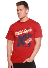 Load image into Gallery viewer, Wild Eagle Spun Bamboo® Men's Bamboo Viscose/Organic Cotton Short Sleeve Graphic T-Shirt

