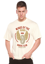 Load image into Gallery viewer, Wings Of The Road Spun Bamboo® Men's Bamboo Viscose/Organic Cotton Short Sleeve Graphic T-Shirt
