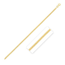 Load image into Gallery viewer, 14k Yellow Gold 7 inch Mini Cube Bracelet (2.60 mm)
