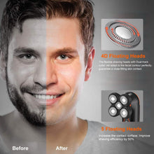 将图片加载到图库查看器，4D Electric Shavers Razor IPX7 Rechargeable Beard Trimmer
