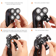将图片加载到图库查看器，4D Electric Shavers Razor IPX7 Rechargeable Beard Trimmer
