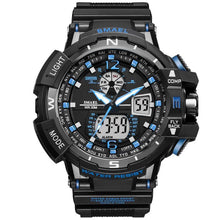 将图片加载到图库查看器，NEW Modern RED Sport Watch For Men and Woman With LED Digital Quartz Display Men's Top Brand Luxury Digital-watch Relogio Masculino In Army Military Popular Design Waterproof 50M
