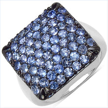 Load image into Gallery viewer, 2.21 Carat Genuine Tanzanite .925 Sterling Silver Ring
