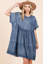将图片加载到图库查看器，Oversized Mini Dress Relaxed Fit Boho Design Comfortable And Breathable Women Dress
