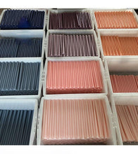 Load image into Gallery viewer, 4pc Unscented 12" Candles Colored Long Stick Candle Smokeless Home Wedding Centerpiece Birthday Candle Tall Taper Candles Dripless Unscented Dinner Candle Paraffin Wax Candles
