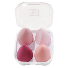 Load image into Gallery viewer, 4/pcs New Womens Beauty Egg Set Makeup Puff Set Colorful Cushion Cosmestic Sponge Egg Tool Wet and Dry Use Colorful Soft Design
