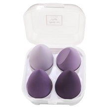 Load image into Gallery viewer, 4/pcs New Womens Beauty Egg Set Makeup Puff Set Colorful Cushion Cosmestic Sponge Egg Tool Wet and Dry Use Colorful Soft Design
