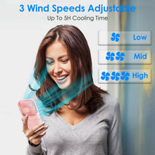 Load image into Gallery viewer, 5-in-1 Folding Rechargeable Hands Free Mini Fan
