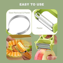 Load image into Gallery viewer, 5-in-1 Stainless Steel Fruit Carving Tools
