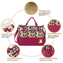Load image into Gallery viewer, 5-Pack: Baby Nappy Diaper Bag Set
