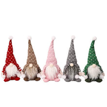 将图片加载到图库查看器，5-Pack: Christmas Gnome Plush Doll

