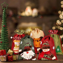 将图片加载到图库查看器，5-Pack: Drawstring Christmas Bags
