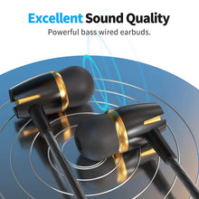 Load image into Gallery viewer, 5-Pack: Microphone Wired Earbuds Isolating In-Ear Headphones
